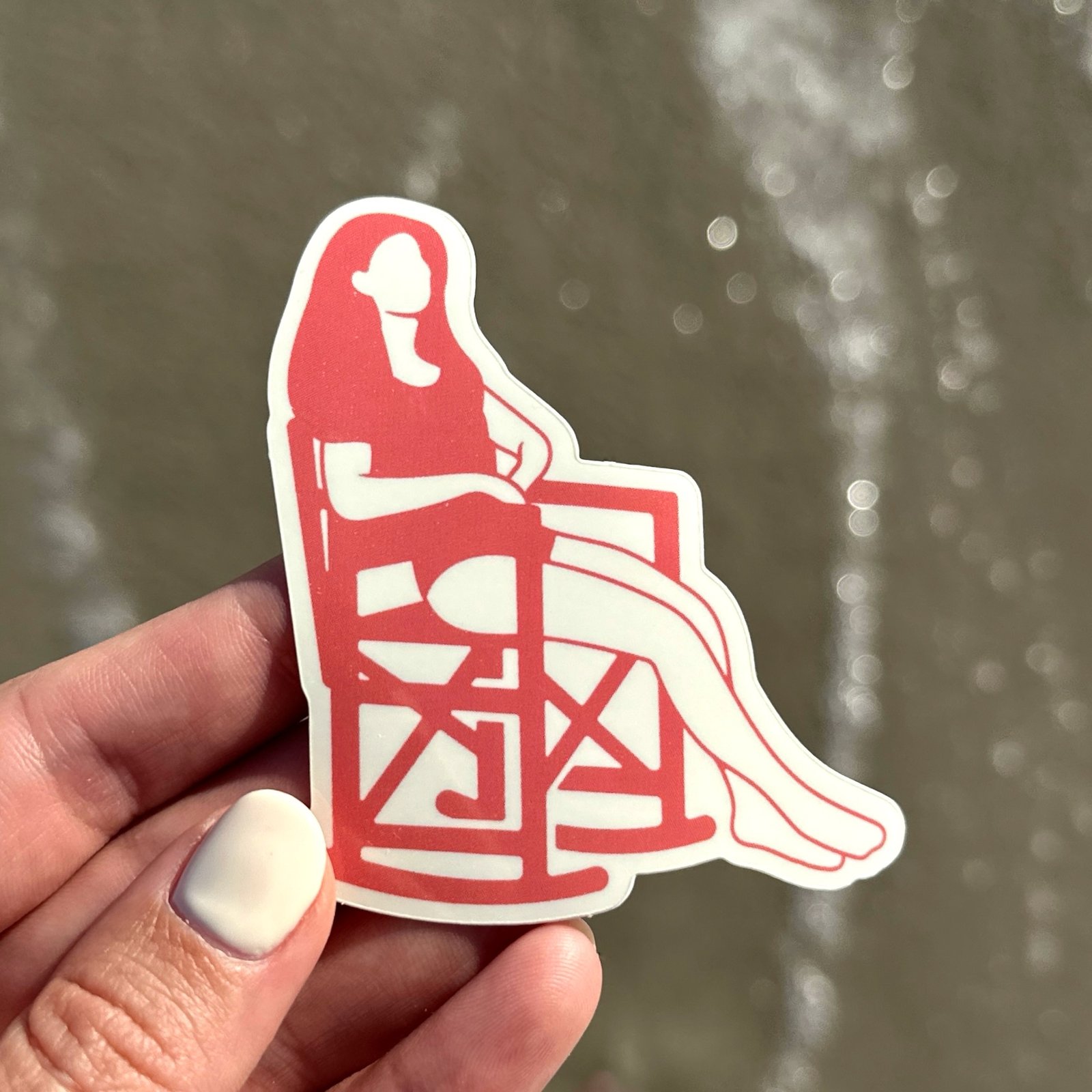 Pegatina seure a la fresca