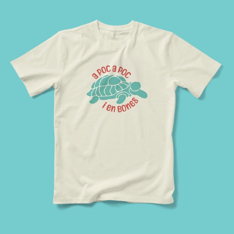 Camiseta a poc a poc i en bones